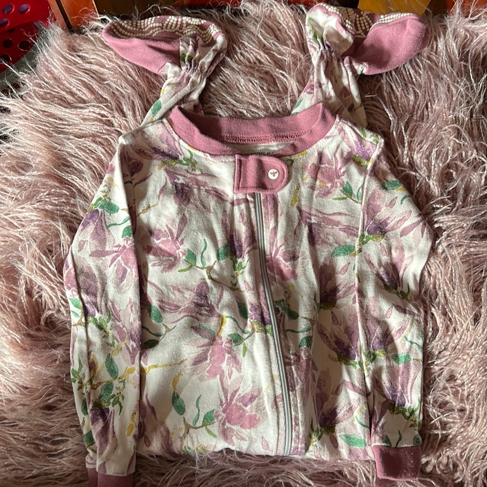 Burt’s Bees Baby - zip up pajamas